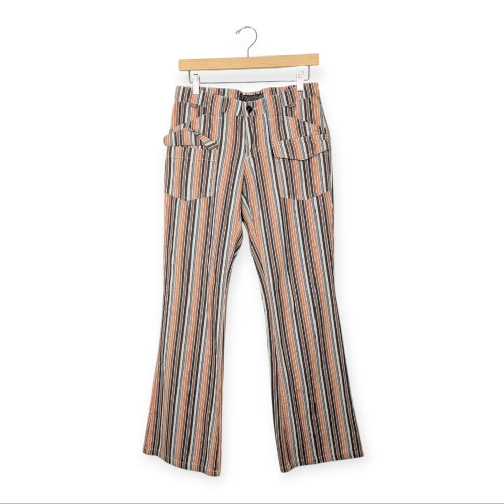 Vintage Joe's Jeans Multicolor Stripe Bootcut Jeans Size 28